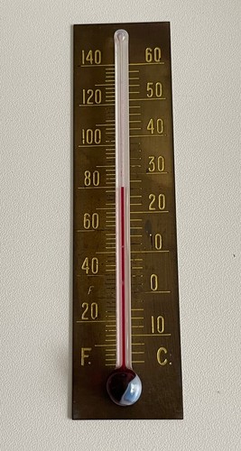 Vintage spirit thermometer and - vintage,