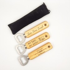 Personalised Engraved Bottle Opener Gift for Dad Grandpa Birthday Father's Day