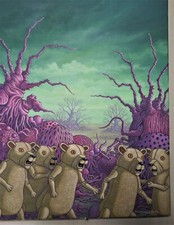 Small Original surreal teddy