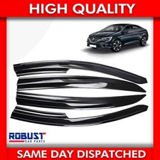 4X WIND RAIN SUN SMOKE GUARD DEFLECTORS FOR RENAULT MEGANE SEDAN (2017+ONWARDS)