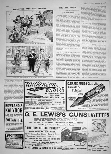 Old antique print 1908 war - antique,