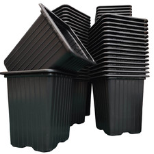 7cm Square Plastic Plant Pots