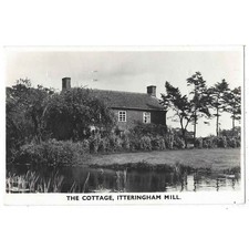 ITTERINGHAM MILL The Cottage, Norfolk RP Postcard Postally Used 1964