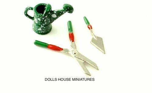 Gardening tools dolls house - gardening,