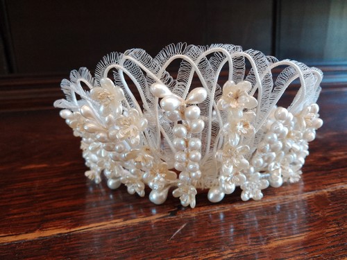Vintage wax flower - vintage, bridal