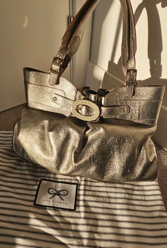 Anya hindmarch gold leather - anya,