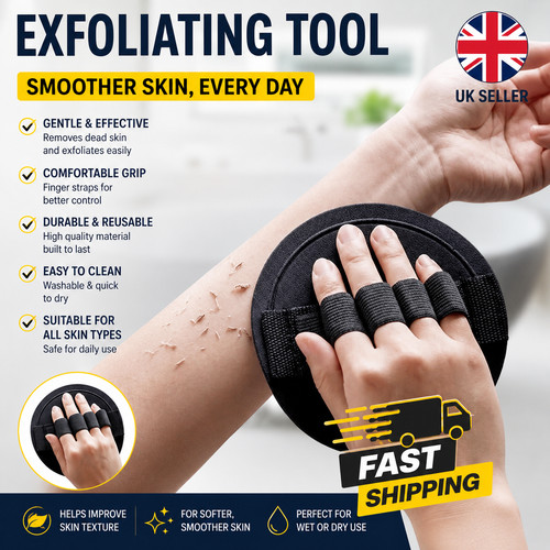 Exfoliating glove body - exfoliating,