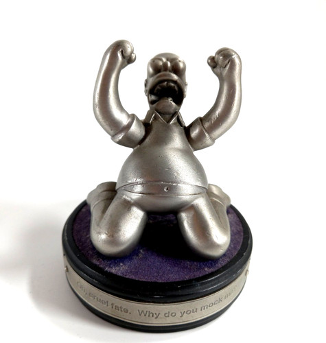 2000 the simpsons homer pewter - homer,