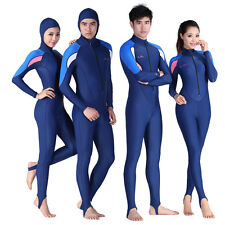 Men Women Ladies Diving Skin Surf Swimwear Full Body Jumpsuit Wetsuit Rash Guard