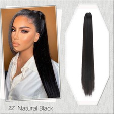 Long Real Thick Claw Ponytail