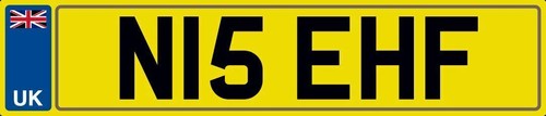 Nice initials number plate - nice,