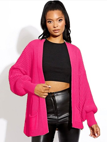 Women chunky knitted oversize - chunky,