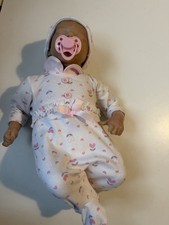 Reborn Vinyl Baby Girl Doll In