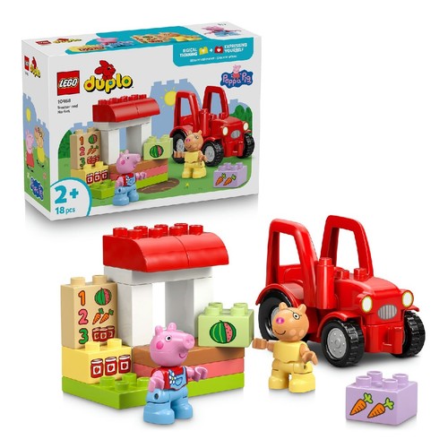 Lego duplo peppa pig tractor - duplo,