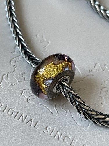 Trollbeads golden cave - golden,