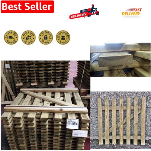 Wooden picket garden gate - picket,