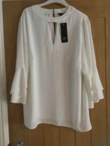 Tesco white blouse - tesco, plus