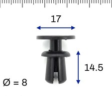 FIT MG Expanding Trim Rivet