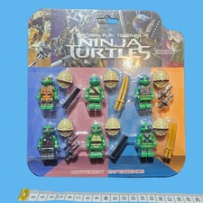 Ninja turtle 6pc lego mini - turtle,