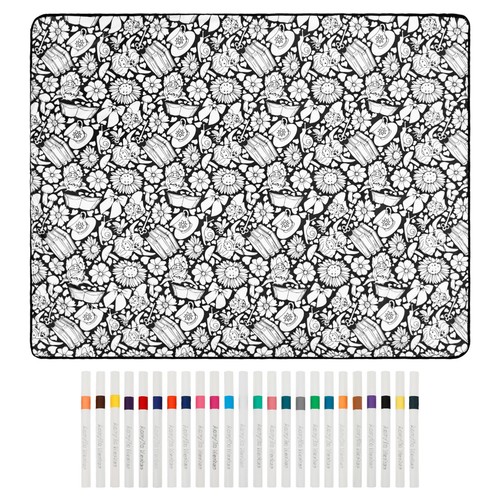 Diy colouring blanket for - diy,