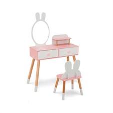 2-in-1 Kids Vanity Table Set