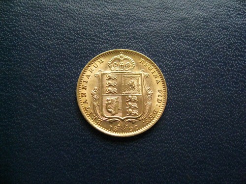 Victoria 1892 gold half - gold,