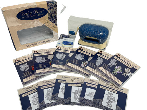 Tattered lace baby - lace, die