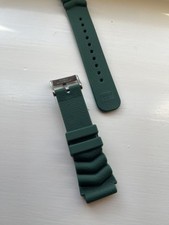 Seiko Divers 22mm Green Rubber Watch Strap SKX007 SKX009 6309 Turtle