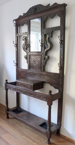 Antique victorian carved - antique, oak