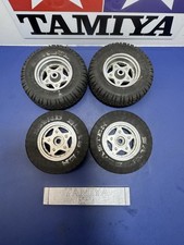 Tamiya Vintage Roughrider Sandblaster Junior Wheels Tyres Vvgc Rc Car Spares Fav