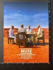 MUSE - BLACK HOLES AND REVELATIONS 10X12" Original Magazine Advert M88