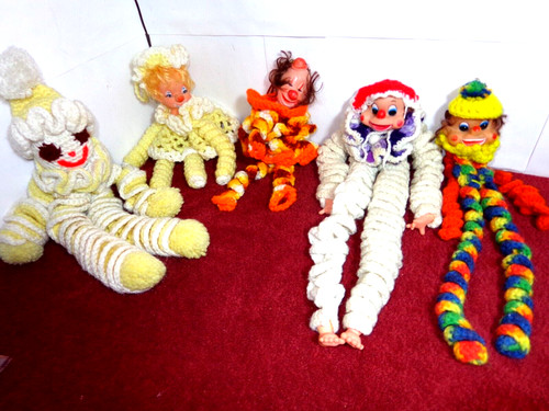 Piece vintage clown doll - 5,