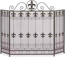 Fire screen fleur - screen, fleur-de-lis