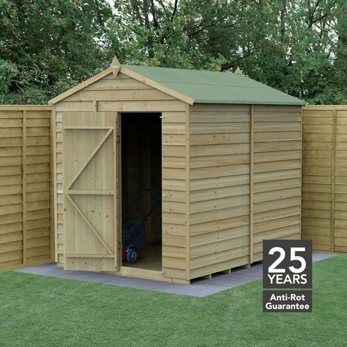 Forest 4life 6x8 apex shed - forest,