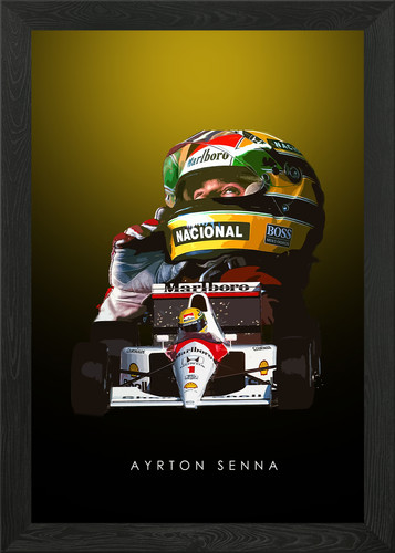 Ayrton senna portrait - senna, f1
