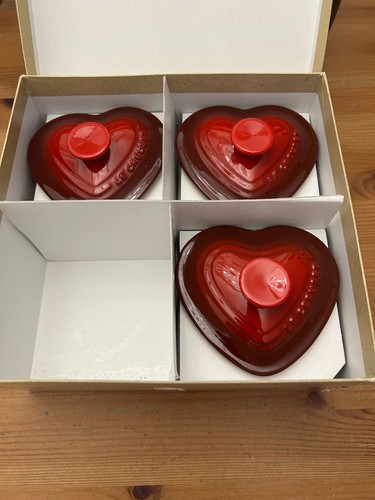 Creuset stoneware heart - le,