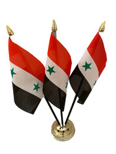 Syria Syrian 2 Star 3 Flag