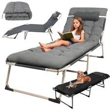 Reclining Sun Lounger Garden
