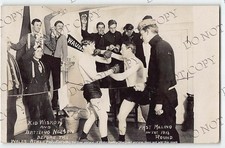 Antique RPPC Boxing Battling
