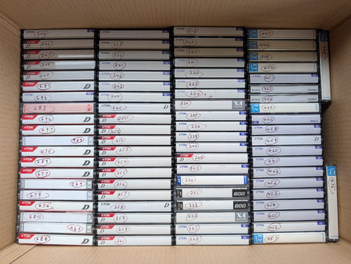 197 tdk sony maxell - x, tdk/sony/maxell/bbc