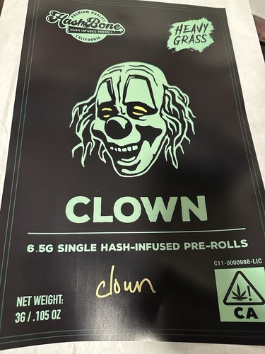 Slipknot clown signed weed - clown,