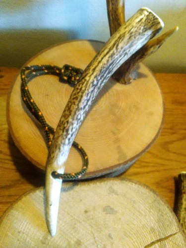 Handmade deer antler priest - antler,