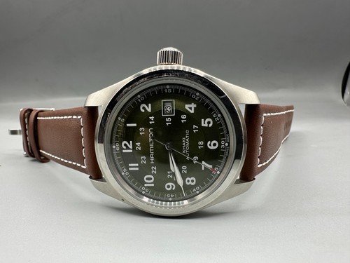 Hamilton khaki green dial - hamilton,