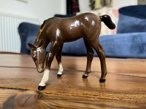 Beswick grazing foal - beswick, foal,