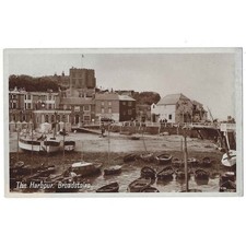 BROADSTAIRS The Harbour, RP Postcard Unused, English Series