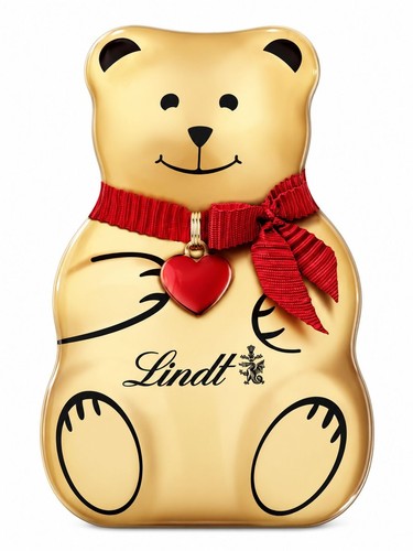 Lindt teddy bear tin lindor - bear,