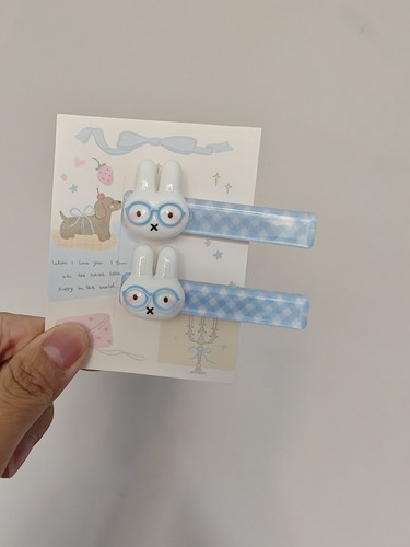 Miffy hair clips pcs - miffy,