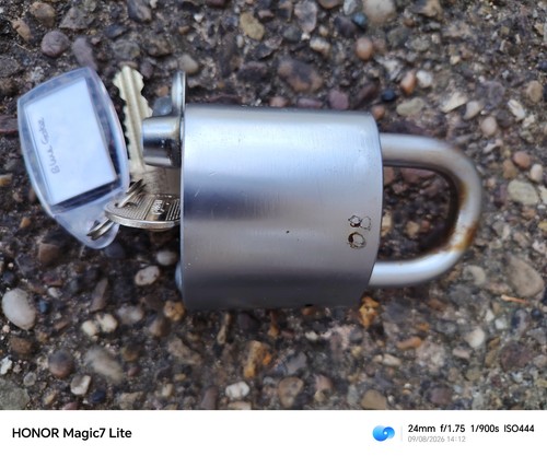 Ingersol padlock with - padlock,