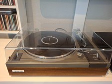 Restored Pioneer PL-112D belt drive record deck c/w   AT-12S Cartridge & new lid