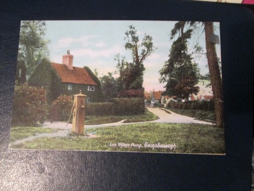 Postcard lea village pump - postcard, of